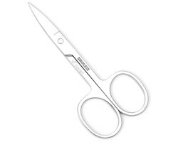 Viamart® Premium Line - Professionele Roestvrijstalen Precisieschaar - Afmetingen: 9cm x 4.1cm x 2.5mm - Ideaal voor Manicure, Pedicure & Beauty - Type: Recht