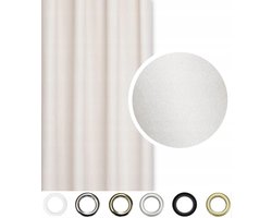 Verduisterende Gordijnstof 220x290 cm - Beige, Velours