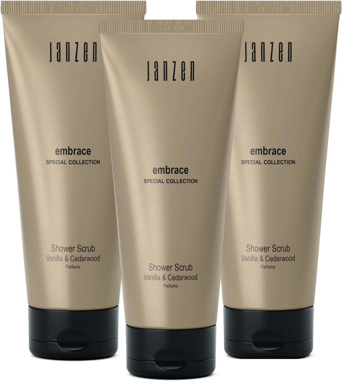 JANZEN Shower Scrub Embrace 3-pack