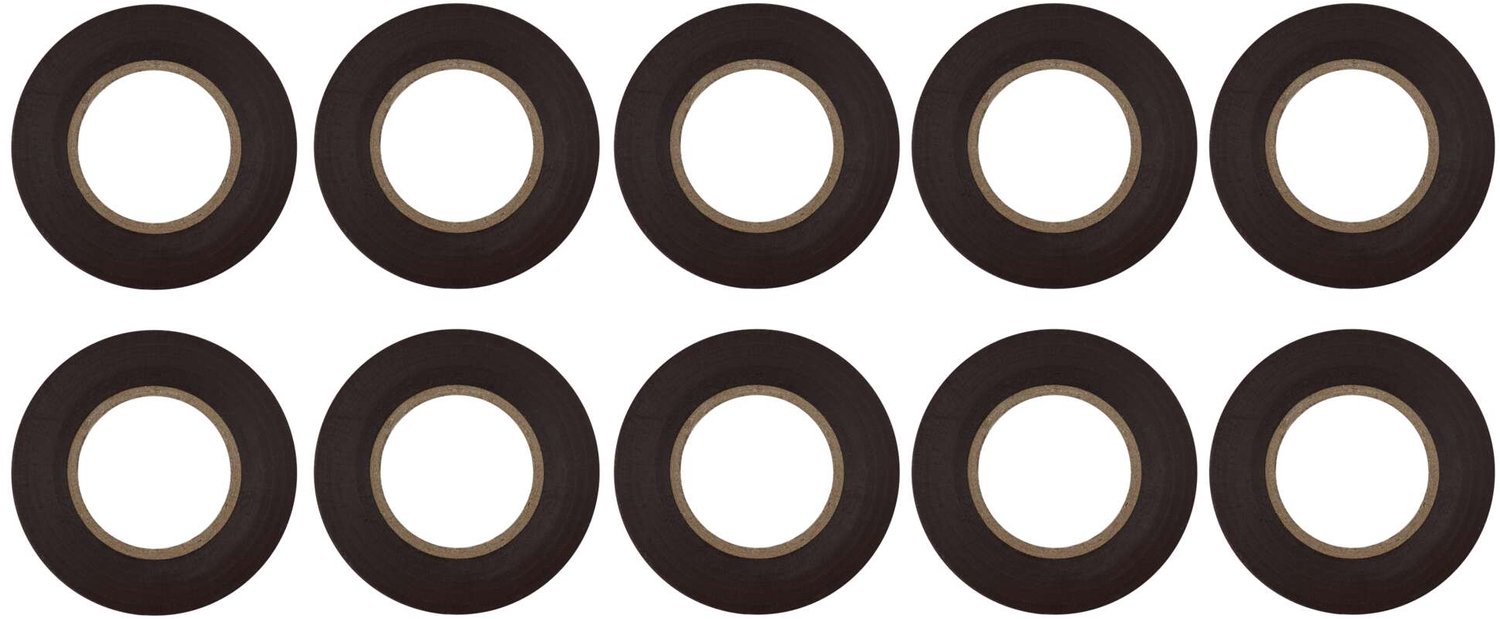 EMOS PVC-isolatietape 19 mm / 20 m bruin, 10 stuks, F61927