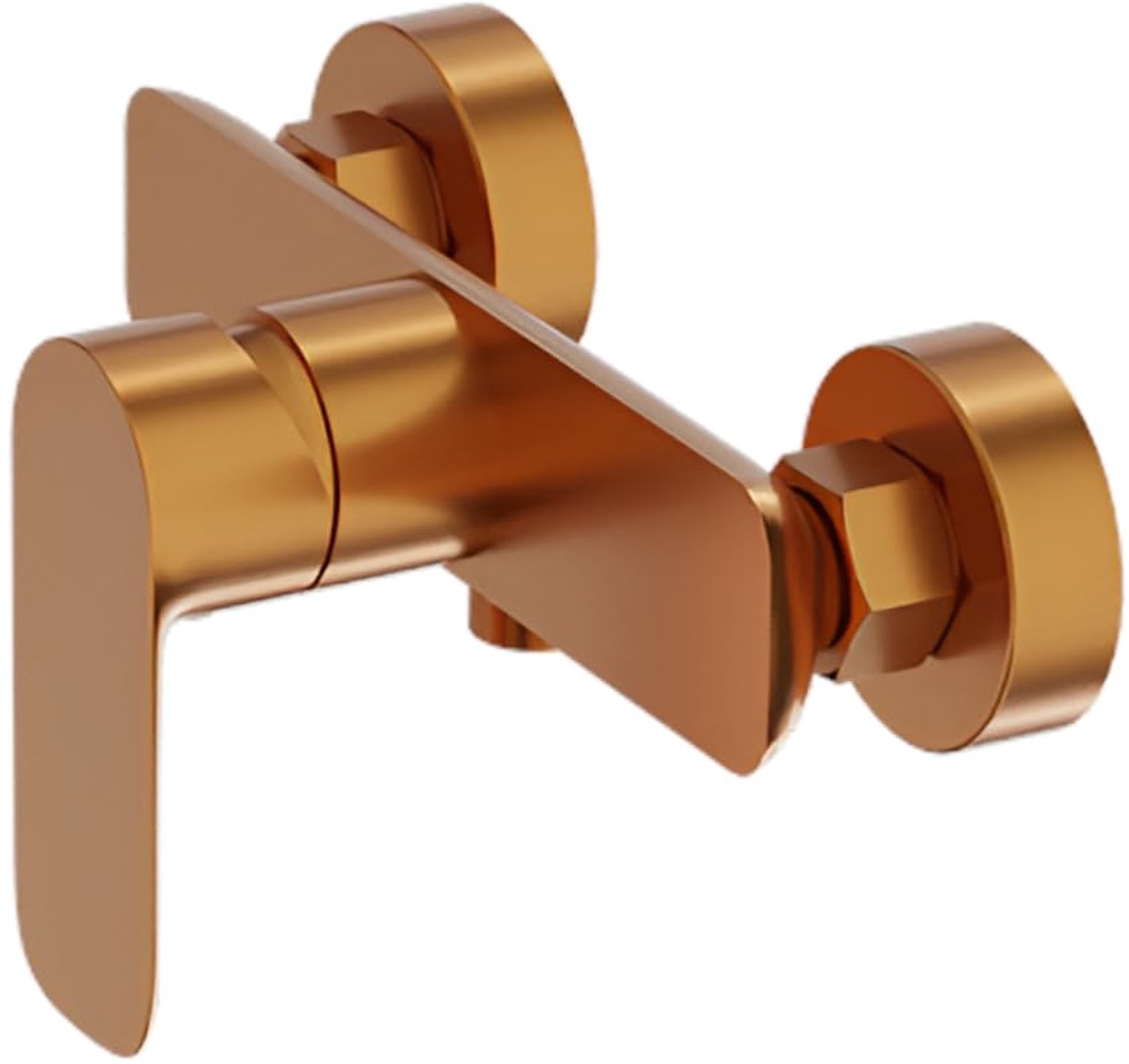 LAVITA douchekraan Spark Brushed Copper geborsteld koper