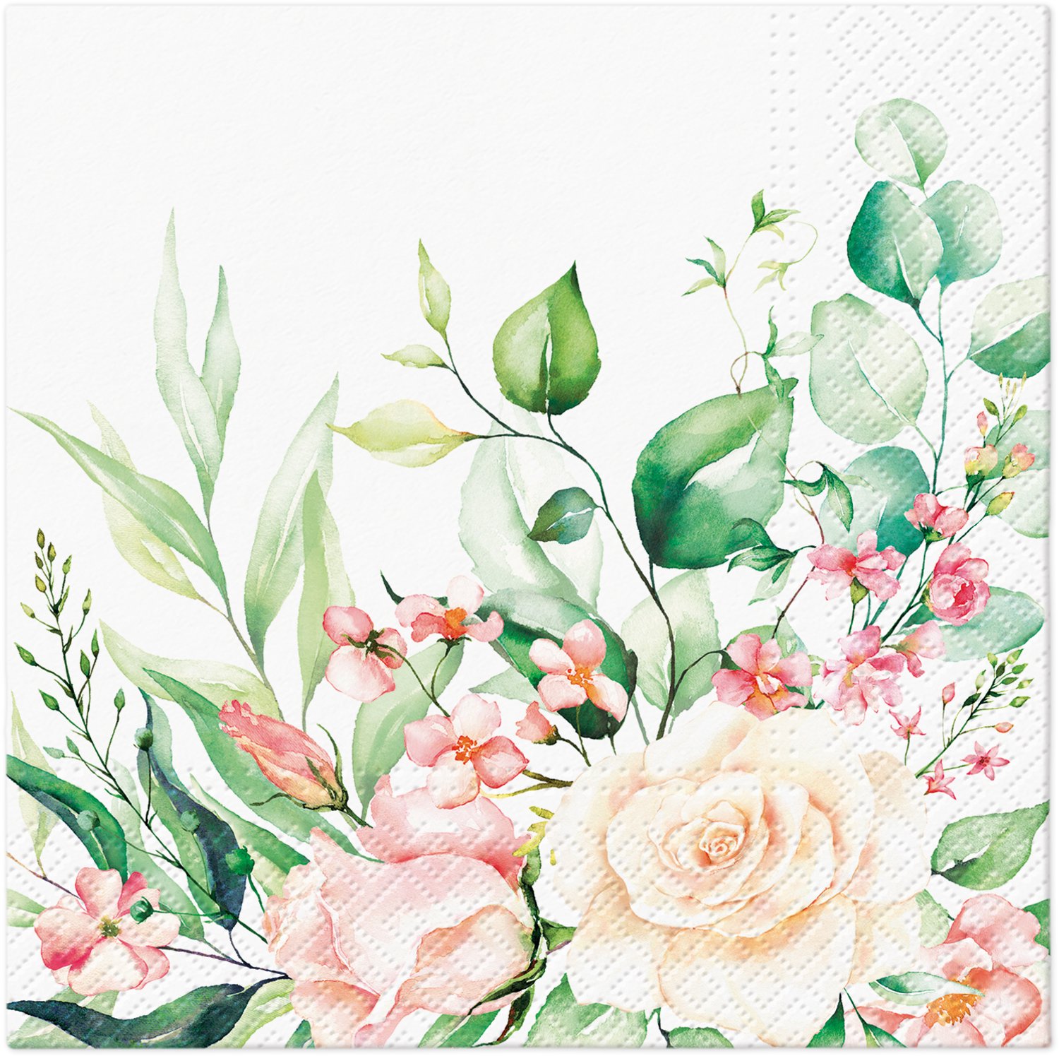Lunch servetten Floral Moments - PAW Decor - 33x33 cm
