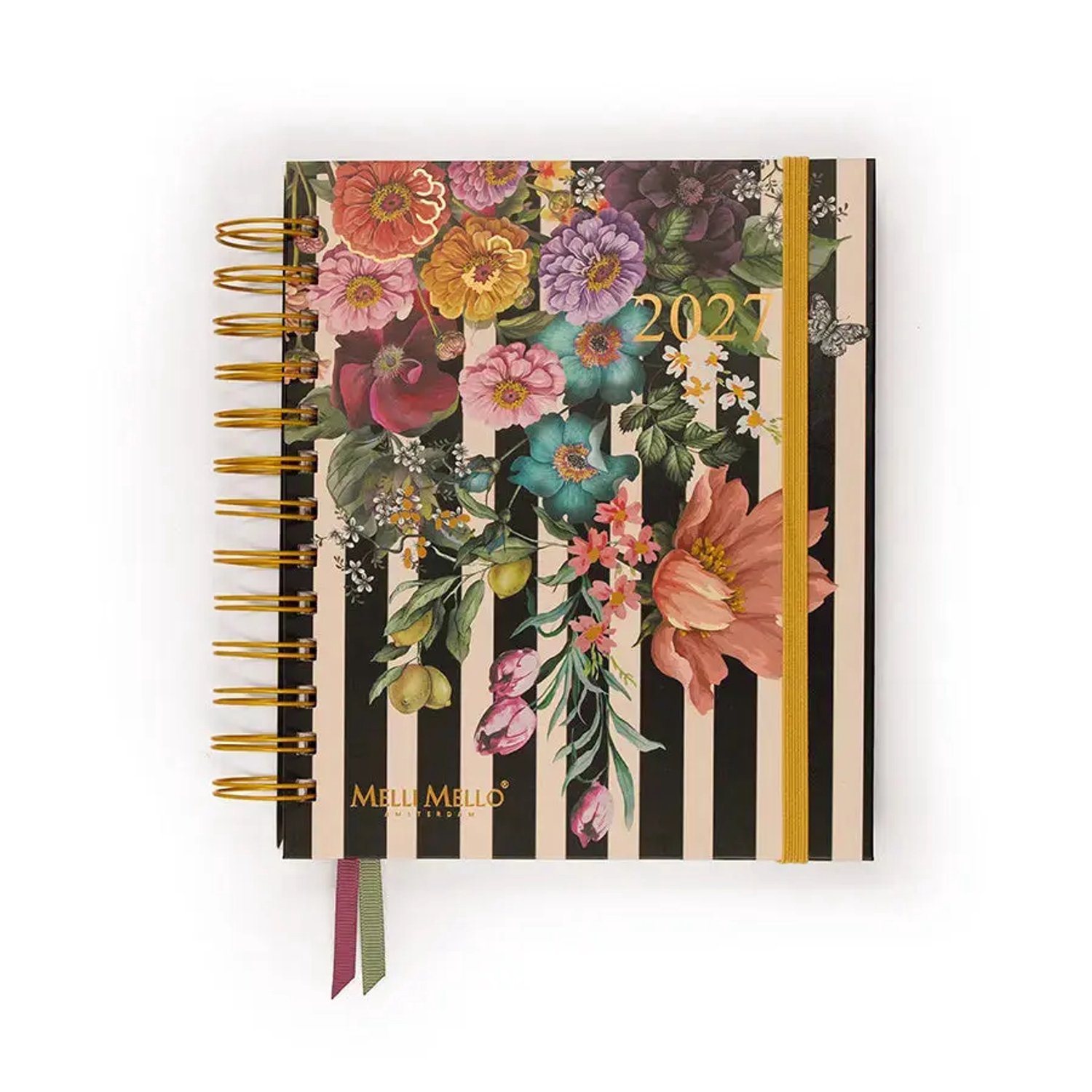 Melli Mello - Funky Flowers - Bureau Agenda - 2027 - Strepen - Bloemen