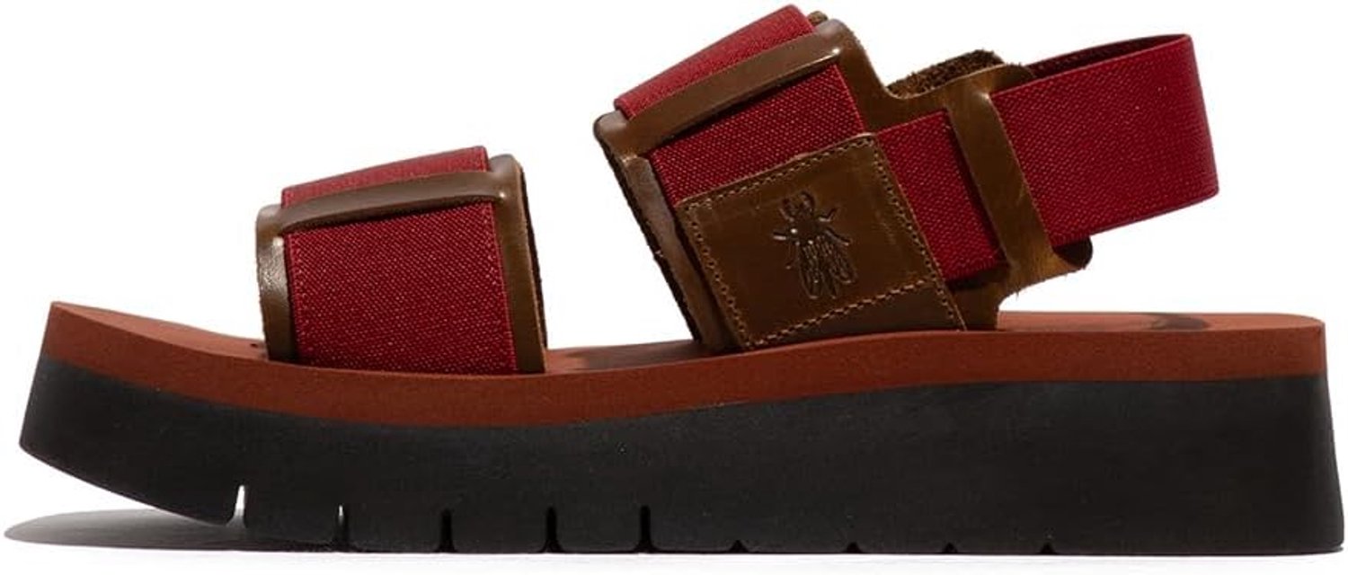 Fly London Dames Sandalen Soru277fly Leer Camel