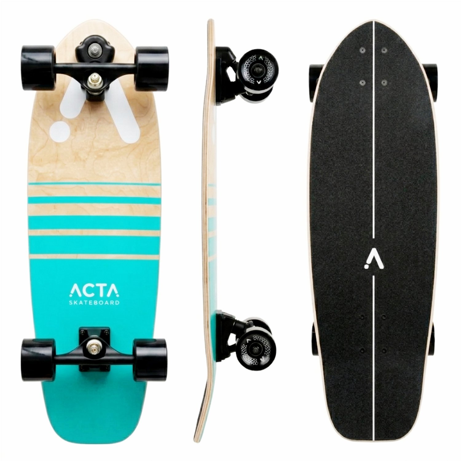 ACTA Surfskate Horizon V2 31″ 7-laags esdoorn surfskateboard Ideaal voor beginners en gevorderden voor pumptrack cruisen en urban carving Horizons