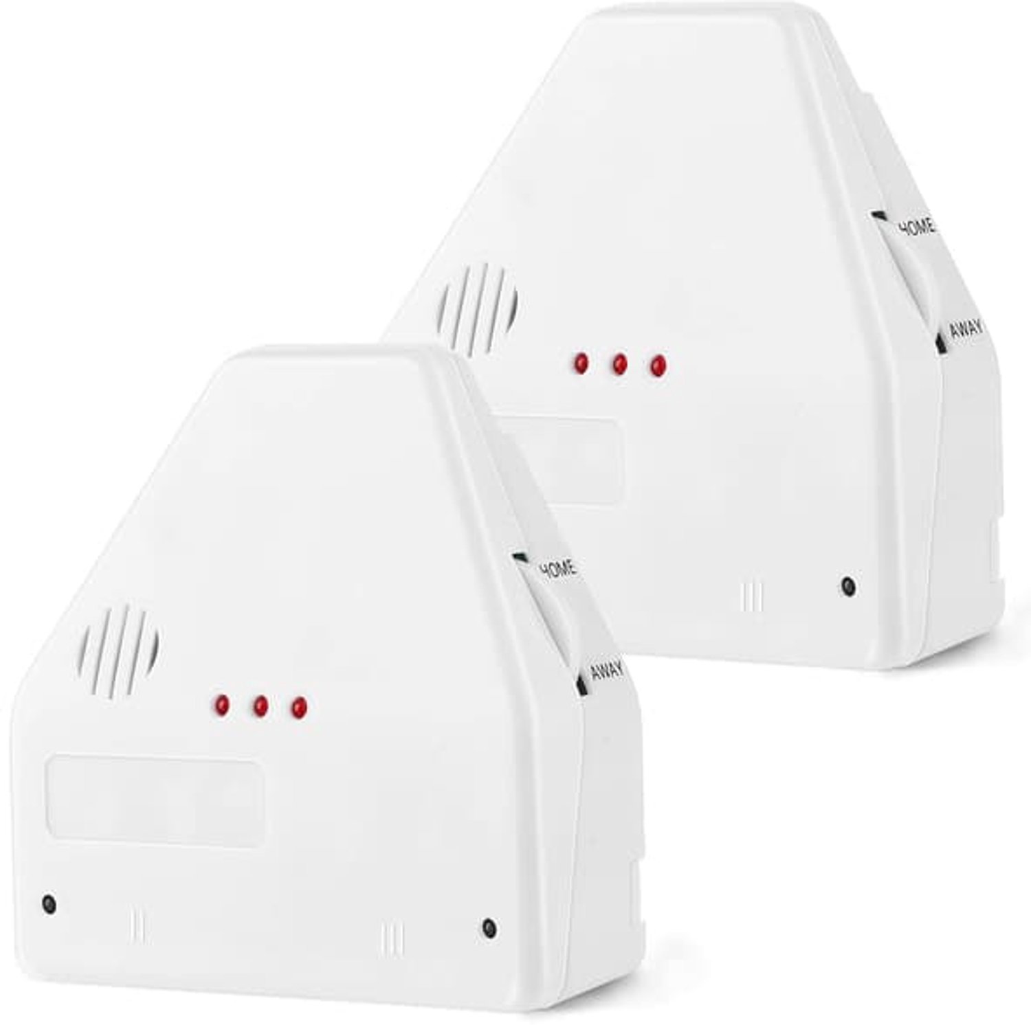 Twee spraakgestuurde schakelaars, waarvan één voor spraakgestuurde verlichting.