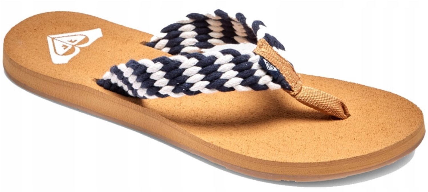 Roxy Porto Dames Teenslippers Trendy & Comfortabel Multicolor