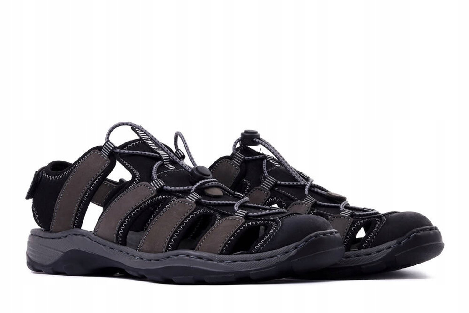 Manitu Heren Sandalen Comfort & Stijl Grijs