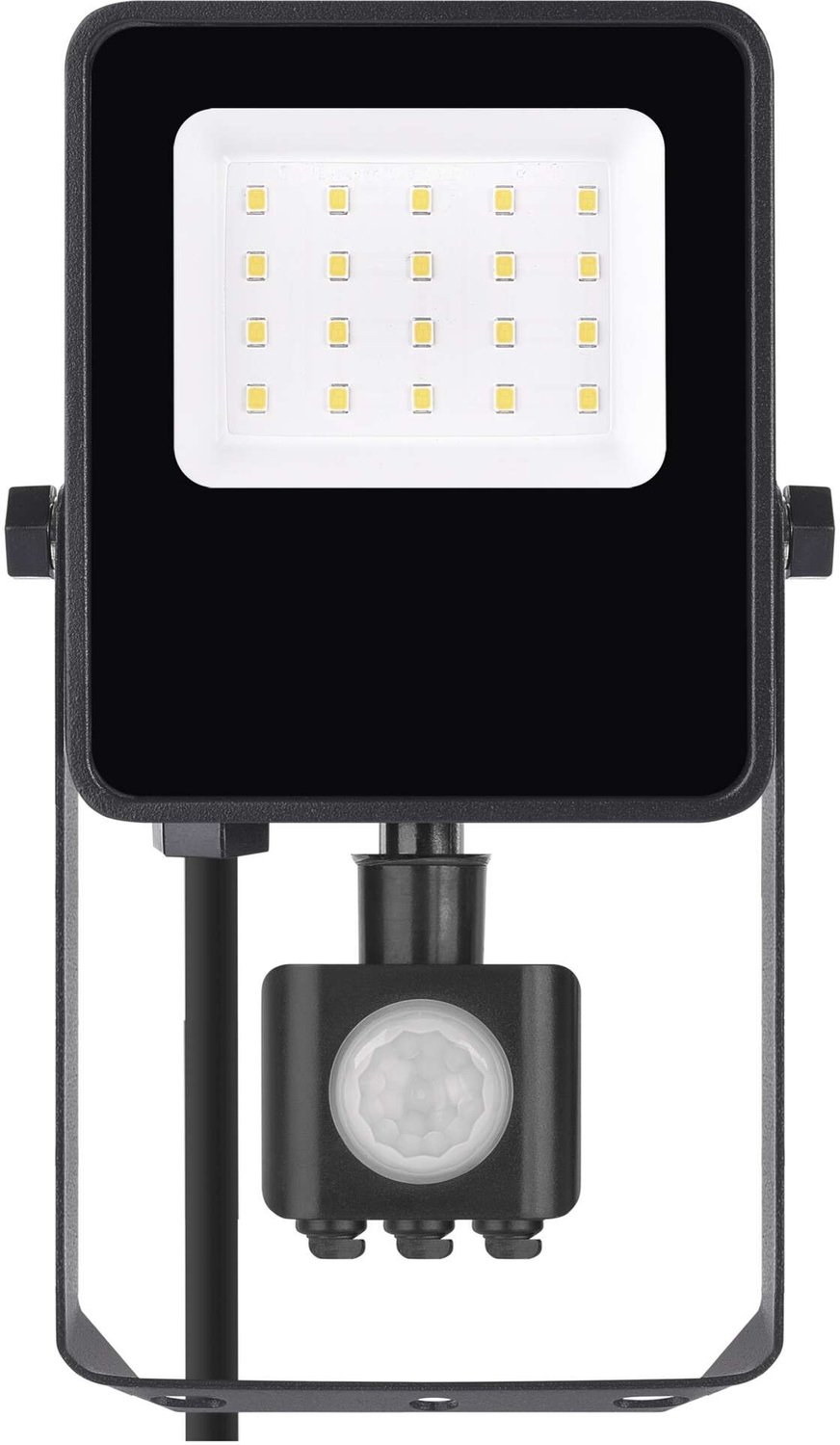 EMOS VISIO LED-spot met bewegingssensor, 10 W, zwart, neutraal wit, ZS2913