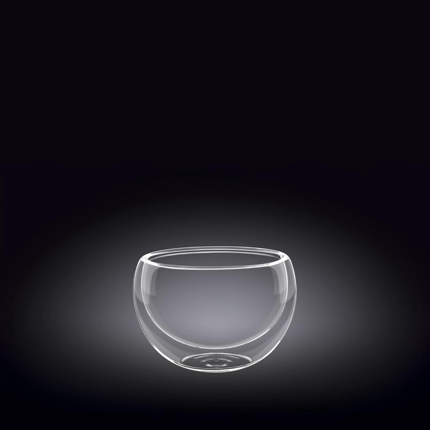 Wilmax Dubbelwandige Glasschaal 80 ml Transparant WL-888751/A