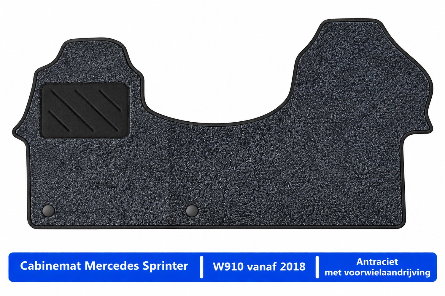 Cabinemat Mercedes Sprinter W910 vanaf 2018 Antraciet met voorwielaandrijving