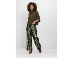 DANTE6 Mahani Cape Sweater Dames - Sweater - Hoodie - Donkergroen - Maat XS