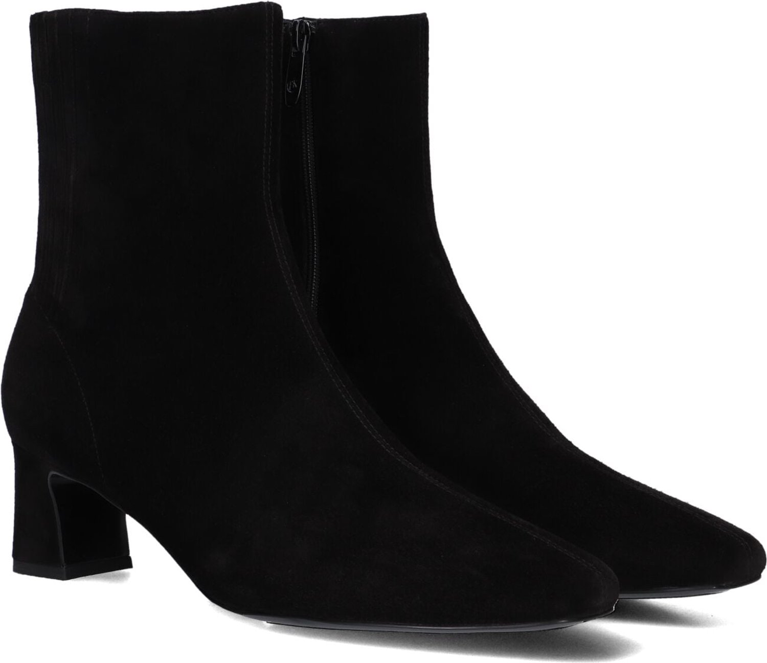 Peter Kaiser 75343 Enkellaarsjes - Enkelboots met rits - Dames - Zwart - Maat 38,5