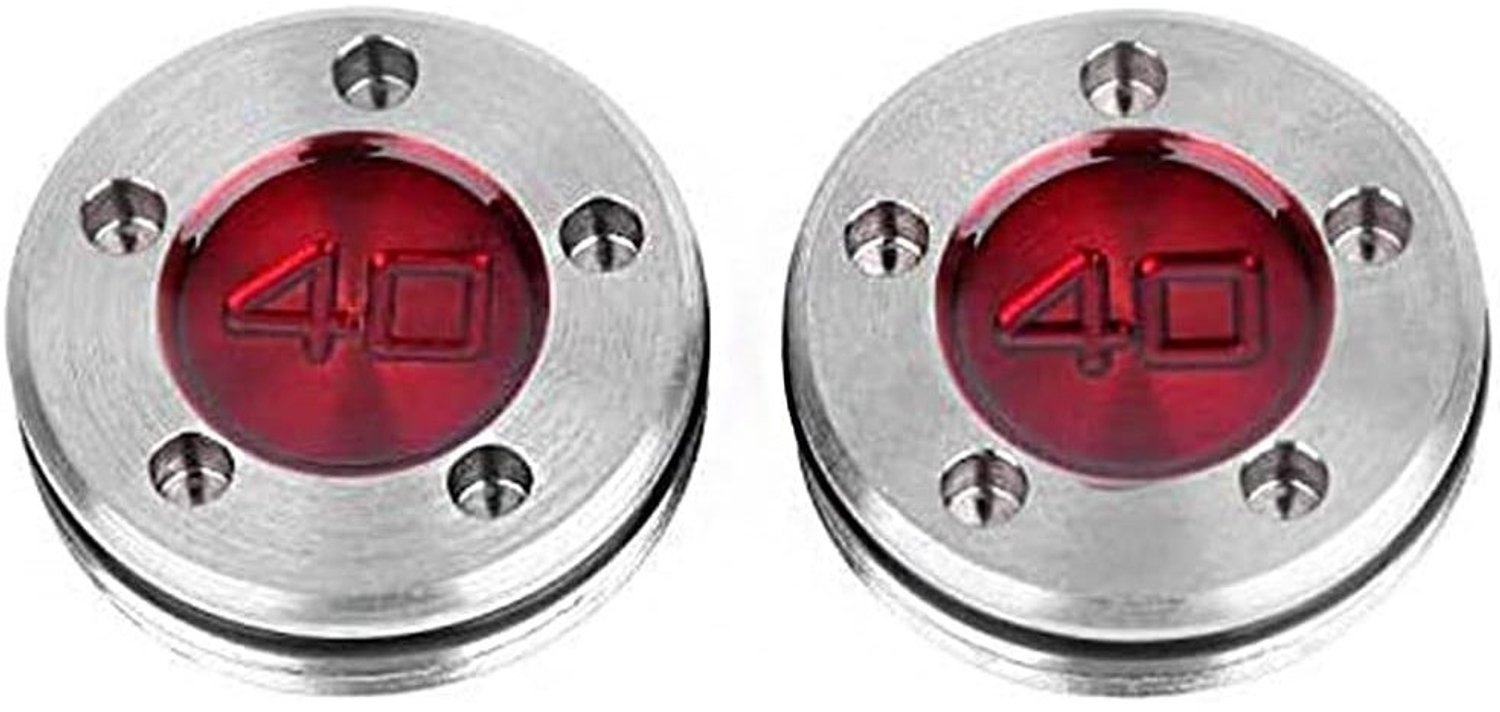 Golf Putter Gewichten - Zwart - 40g - Metalen Gewichten met Rubberen Ringen - Voor Golfclubs