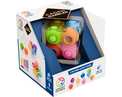 SmartGames Caged Marbles - 3D Logische Breinbreker - 80 Uitdagende Opdrachten - Compact Denkspel & Kubuspuzzel - Vanaf 10 Jaar