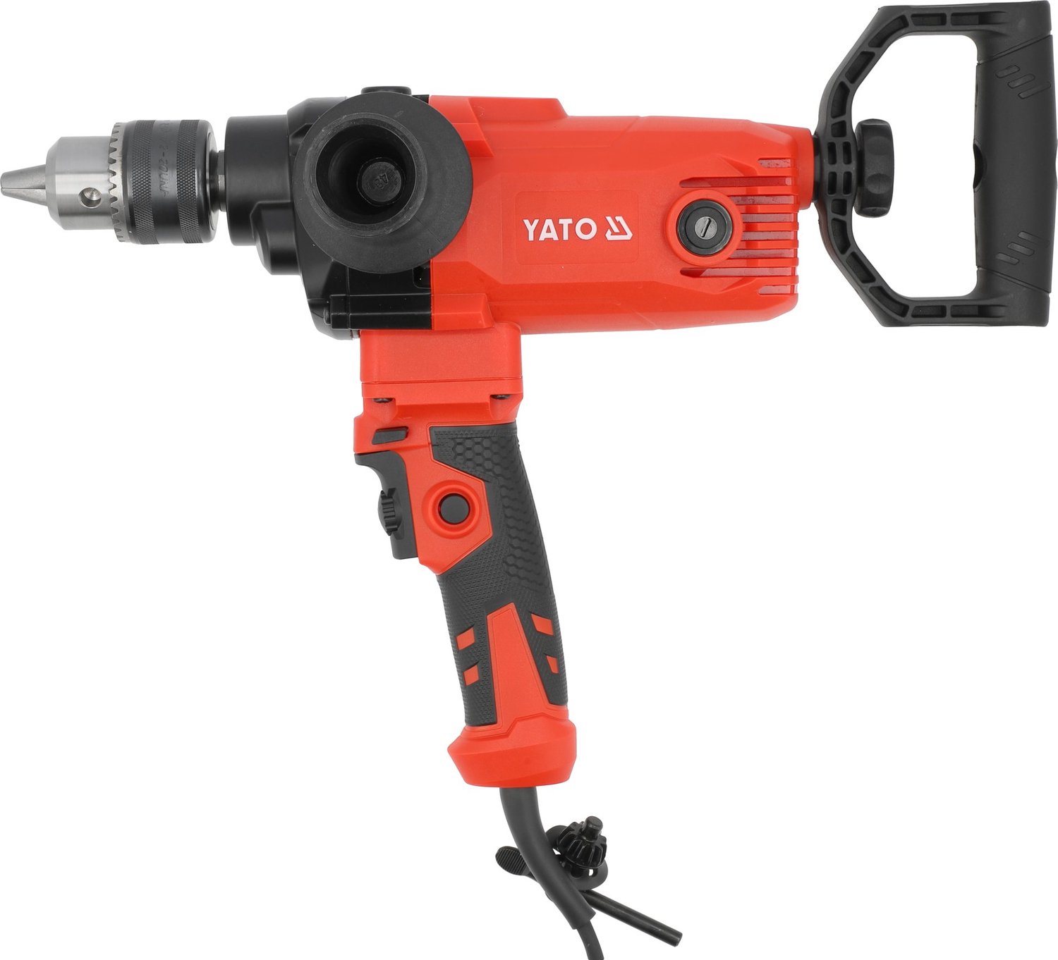 YATO YT-82056 1200W - Boor- en Mengmachine met Sleutelboorkop (3-16mm) & M14 Adapter - Regelbaar Toerental (0-750 tpm) - Rechts-/Linksloop