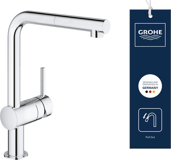 Grohe Minta: beste hoge kraan met 360 graden uitloop