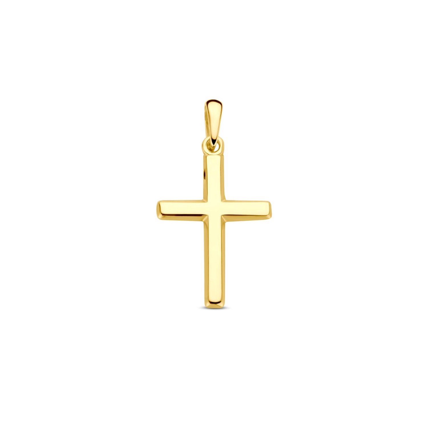 14K geelgoud hanger kruis 23 mm 4032795