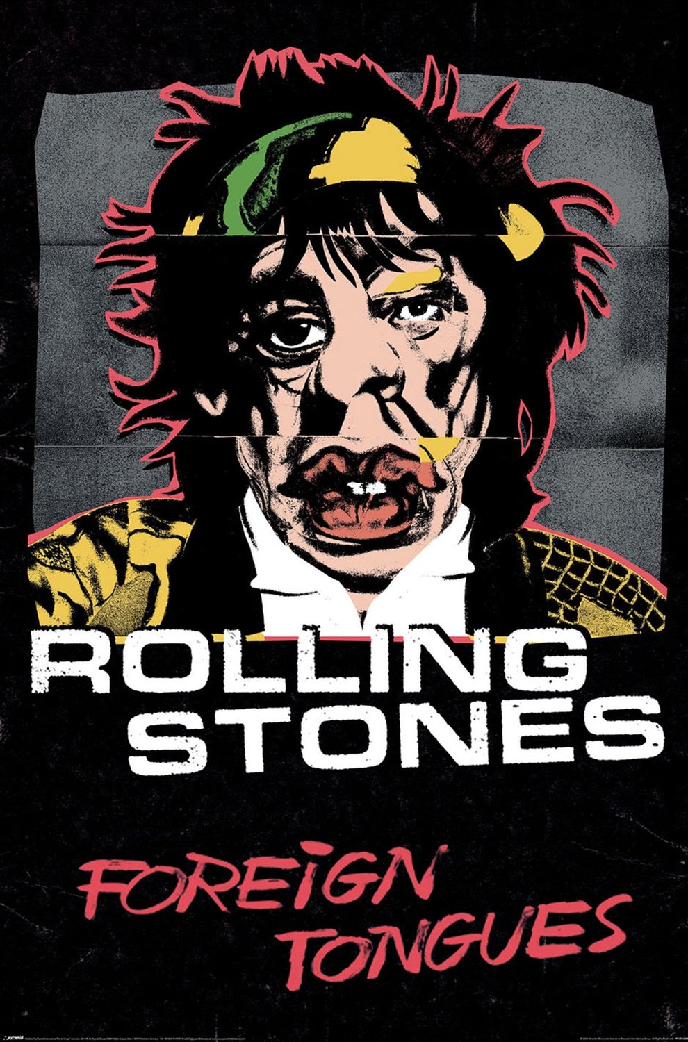 Pyramid Poster Rolling Stones - Foreign Tongues Album 61x91,5cm Divers