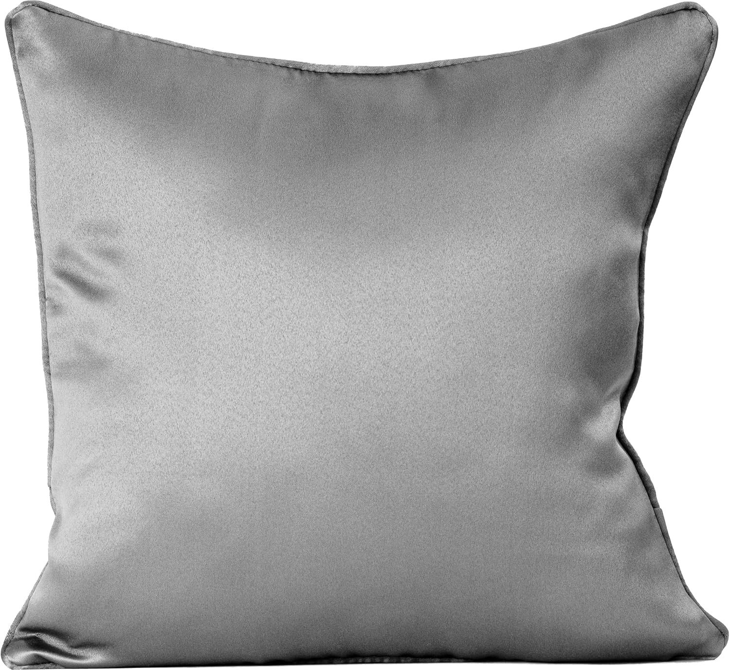 Stijlvolle Kussenhoes 45x45 cm Staalgrijs - Luxe en Zacht