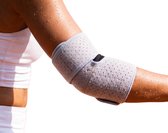 Goodli Elleboogbrace Verstelbaar - One Size - Tennisarm Brace - voor Dames en Heren - Compressie Elleboog Bandage en Sleeve - Grijs