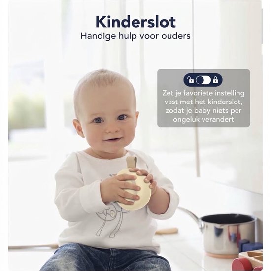 SmartStuff White Noise Machine Baby – Draagbaar Witte ruis slaapapparaat met 21 rustgevende geluiden, nachtlampje en timer – Oplaadbaar – Wit — afbeelding 3