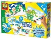 SES Creative My First Kleuren met Water - Mega Set Verborgen Dieren - Vanaf 1 Jaar - Baby Speelgoed - Knoeivrij - Schoencadeautjes Sinterklaas