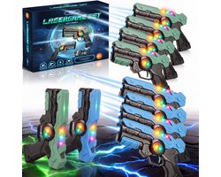 Tozy Lasergame Set voor Kinderen - 8 Laserguns & 8 Vesten - Buitenspeelgoed Schietspel Laser Tag