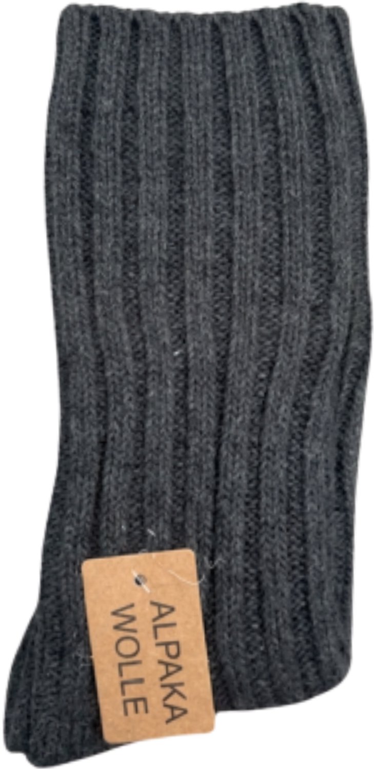green-goose® Alpaca Sokken Heren - Maat 44-47 - Zwart - Heerlijk Zacht Alpacawol