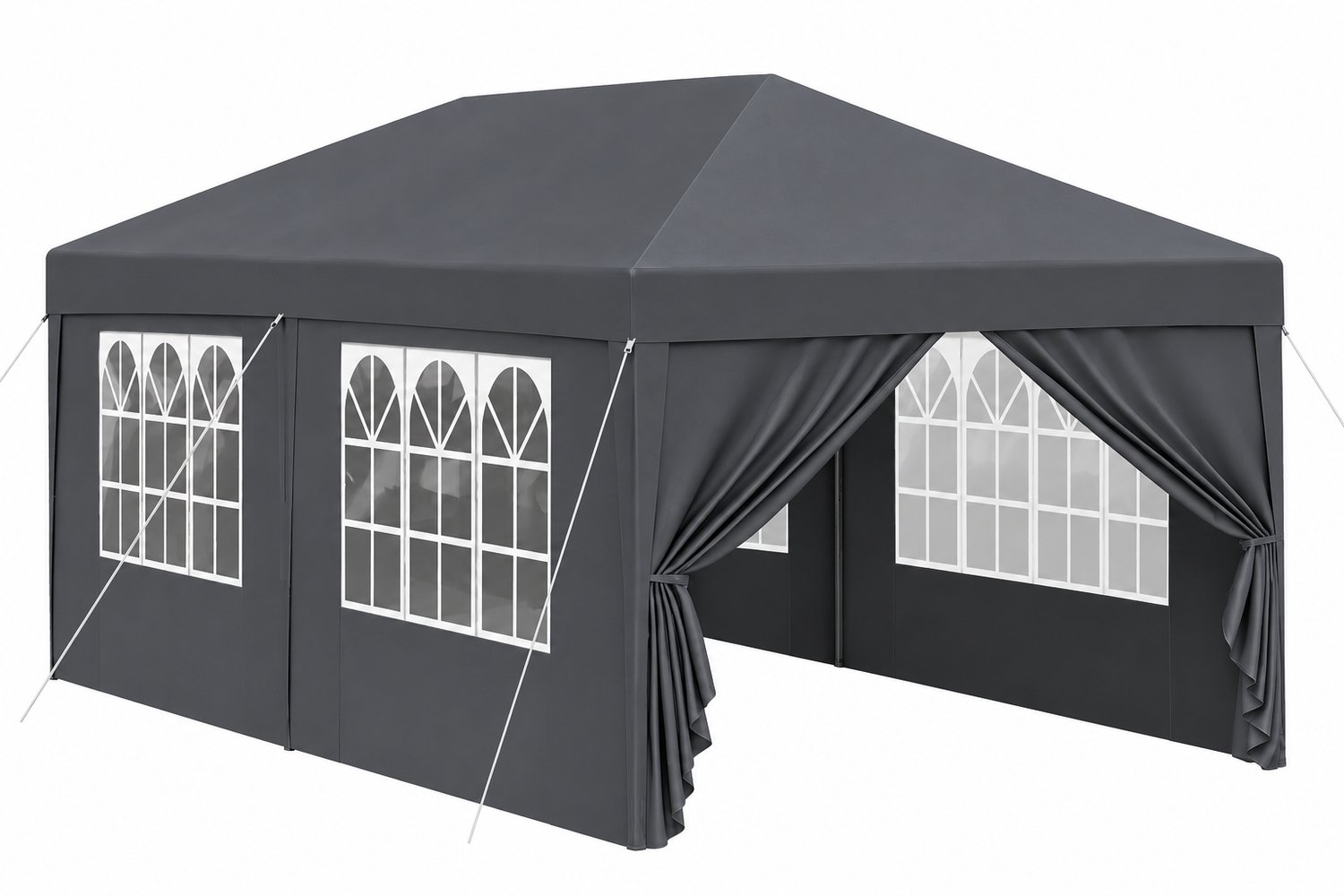 DayeLabel Partytent 3x6m – Tent - Opvouwbaar Tuinpaviljoen – 6 Zijwanden – Waterdicht & UV-Bestendig – Pop-up Tent – Draagtas