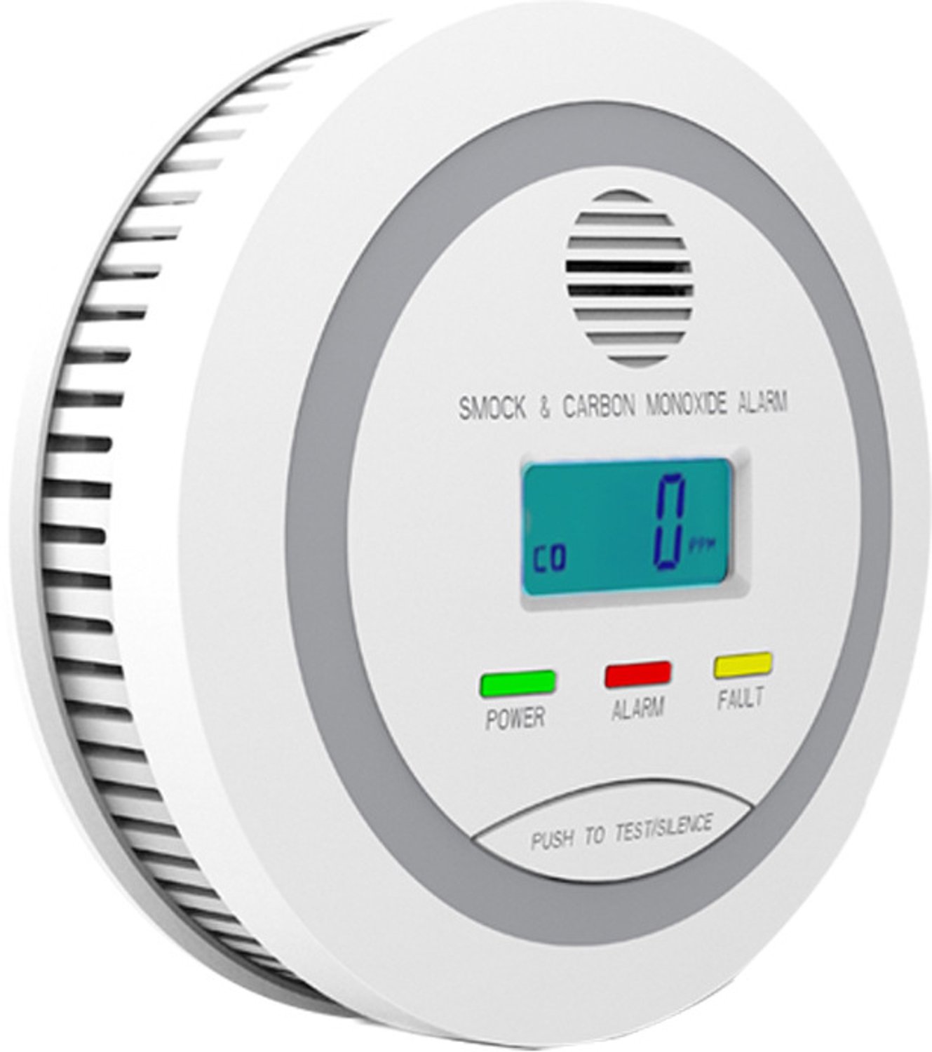 Rookmelder met LCD-scherm - Koolmonoxidemelder CO-gasmelder - 2-in-1 Rook en CO Detector - Waarschuwingsmelder met 85 dB Geluid en Lichtalarm - Veiligheidsmelder voor Thuis