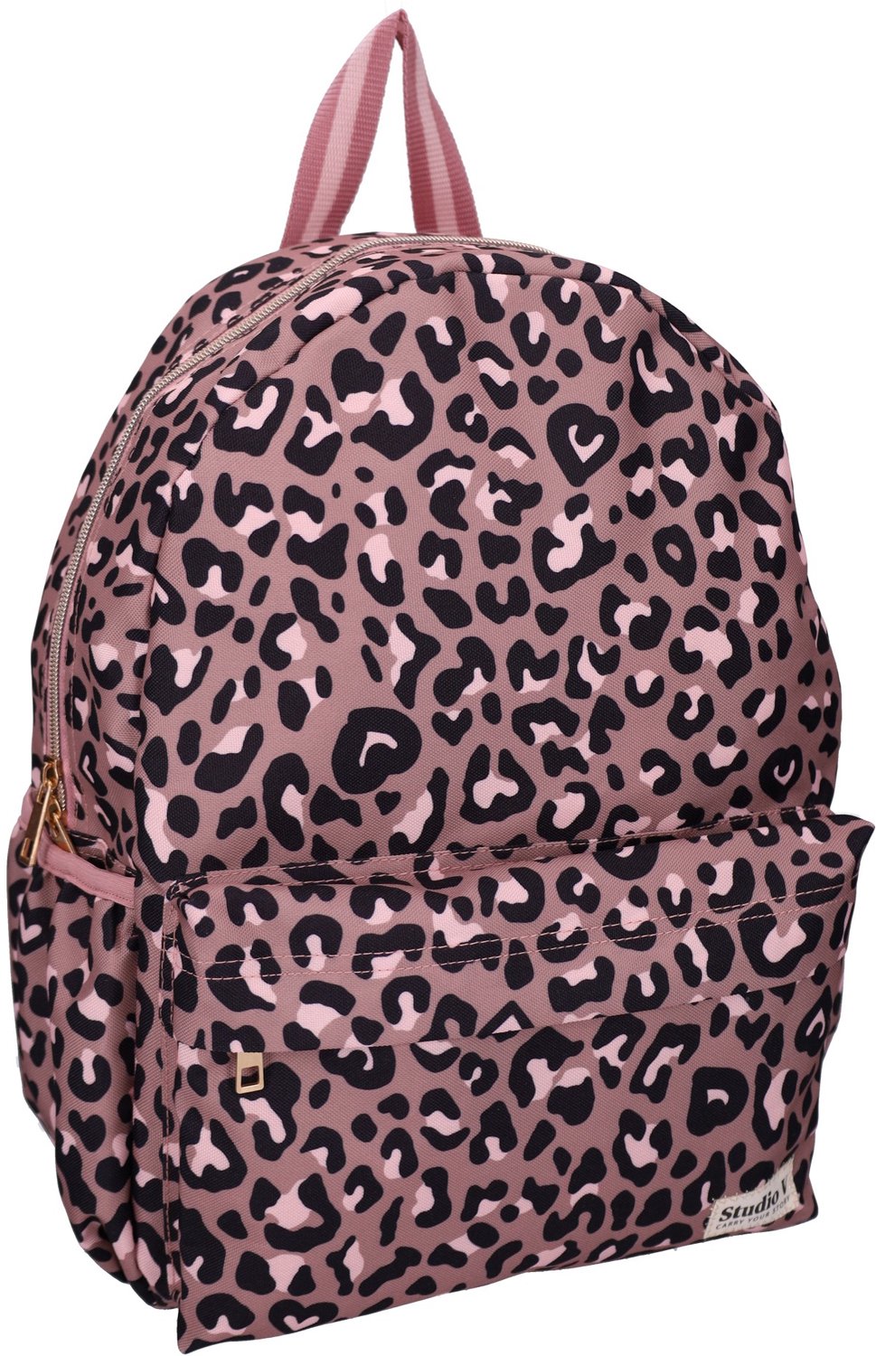 Studio V Panther Pals Rugzak - Gevoerd - 39 x 29 x 12 cm - Roze