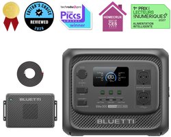 BLUETTI Elite 300 Power Station met Charger 2 - 3014,4 Wh - 2400 W AC-uitgang - 4800 W piekvermogen - 1200 W DC-DC-alternatorlader - RV TT-30 - 12 V/30 A DC-uitgang - voor Camper en Camping