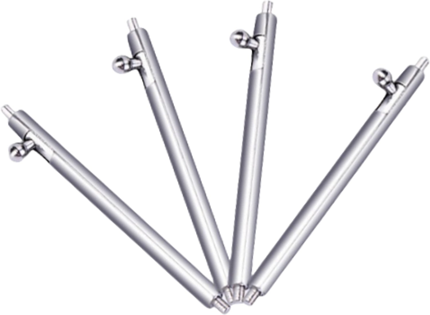 Vervangende veren voor snelspanhorlogebandjes 18 mm