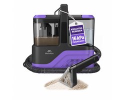 Motionflow Tapijtreiniger Go! - Compacte en Krachtige 16 kPa Draagbare Vlekkenreiniger - Dieptereiniger & Zelfreinigend - Reinigingsmachine voor bank, matras, vloer, auto & tapijt - Zetelreiniger - Ook voor Huisdiervlekken - Carpet Cleaner