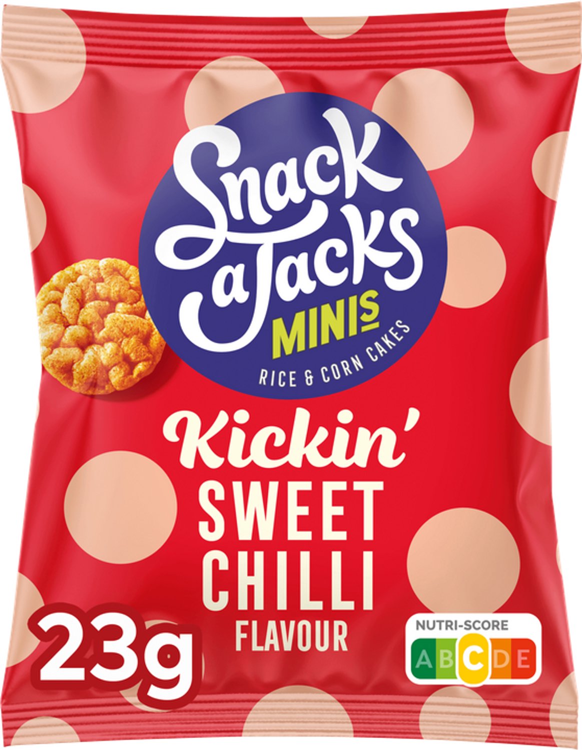 Snack A Jacks Mini's Sweet Chili Zakje - 12x 23 gr