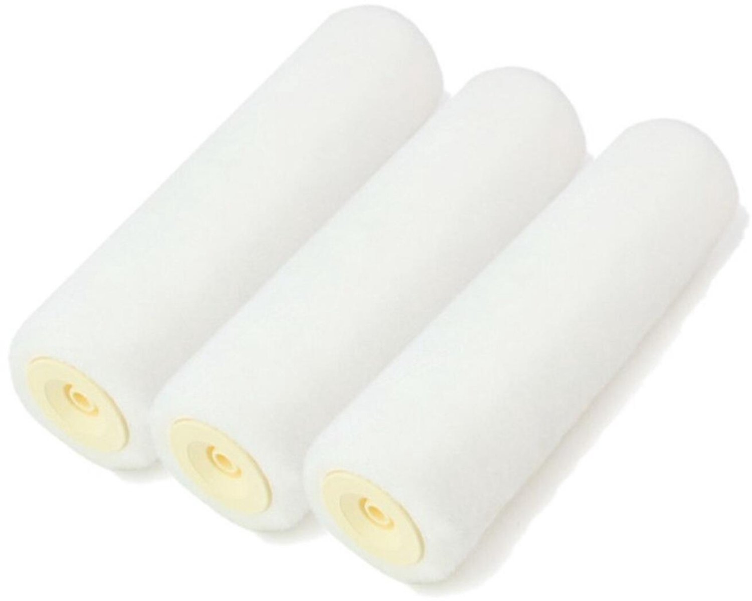 Veba Muurvacht Verfroller - 3x - anti-spat - nylon pluisvrij - 6,2 x 25 cm
