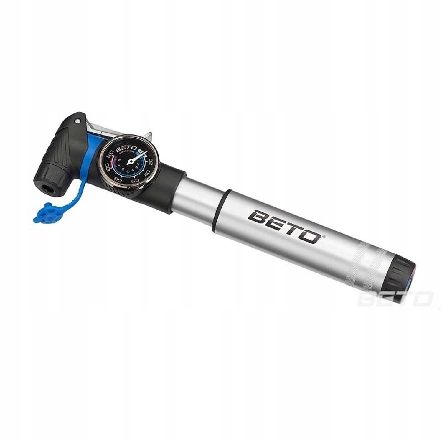 Beto CAH-030AG Aluminium Fietspomp met Manometer
