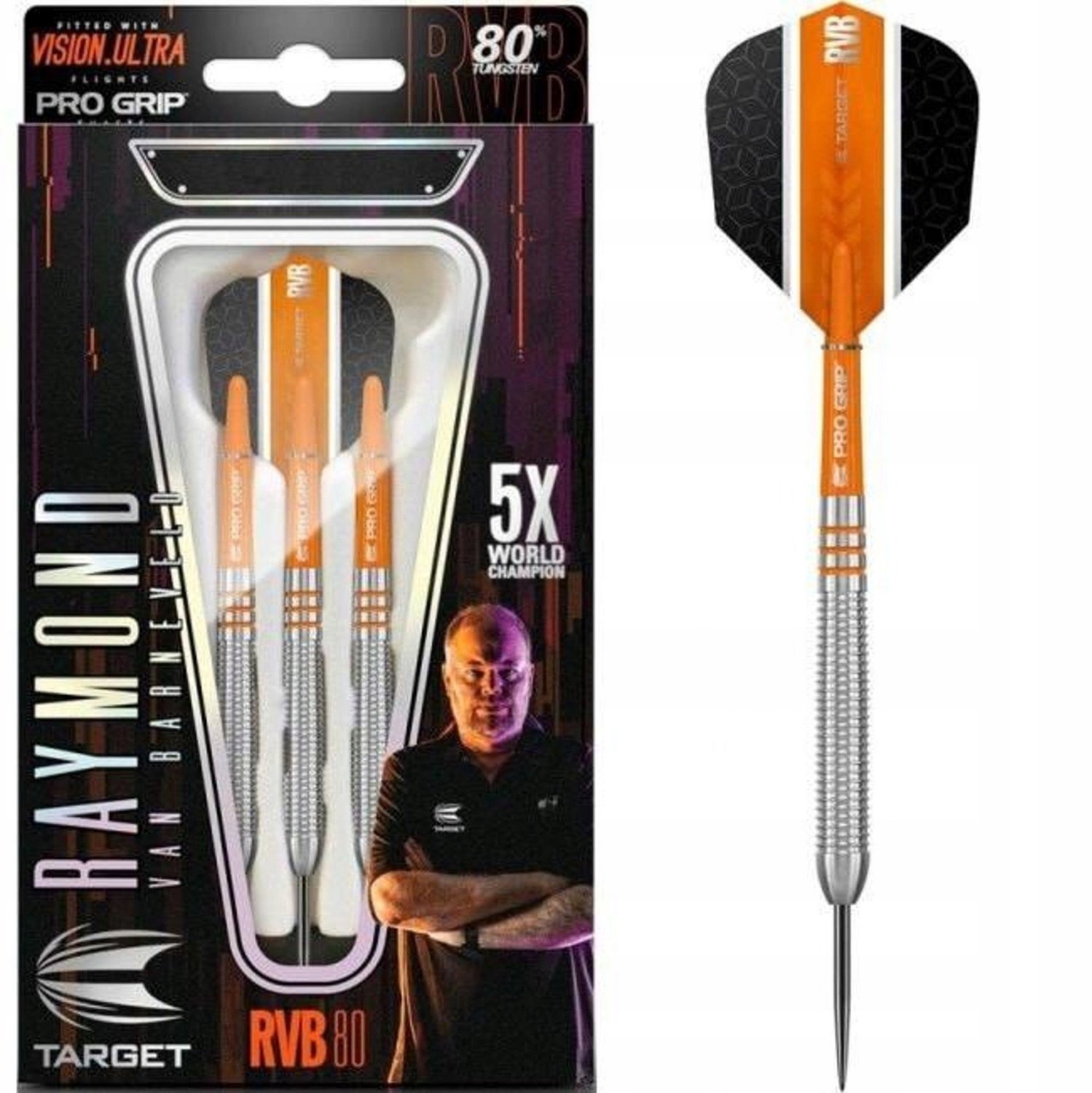 Target Raymond van Barneveld 80% - Dartpijlen - 23 Gram