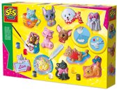 SES Creative Gieten en Schilderen Set - Honden en Katten - Voor Meisjes vanaf 5 Jaar - Knutselen - Schoencadeautjes Sinterklaas