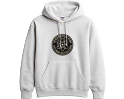 Grappig Wetenschap Hoodie – NEVER TRUST AN ATOM – Nerd Outfit – Unisex Hoodie voor Dames & Heren – Humor Cadeau