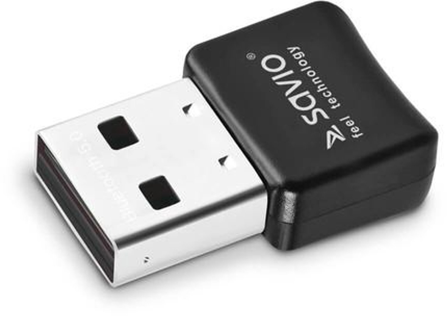 SAVIO BT-050 Bluetooth 5.0 USB Adapter voor PC - Draadloze Connectiviteit