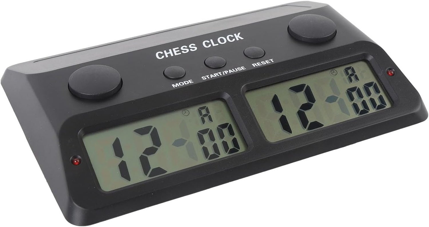 Schaaktimer Professionele Klok met Afteltijdslimiet voor Chinees Schaken, Internationaal Schaken, Weiqi, ABS-materiaal