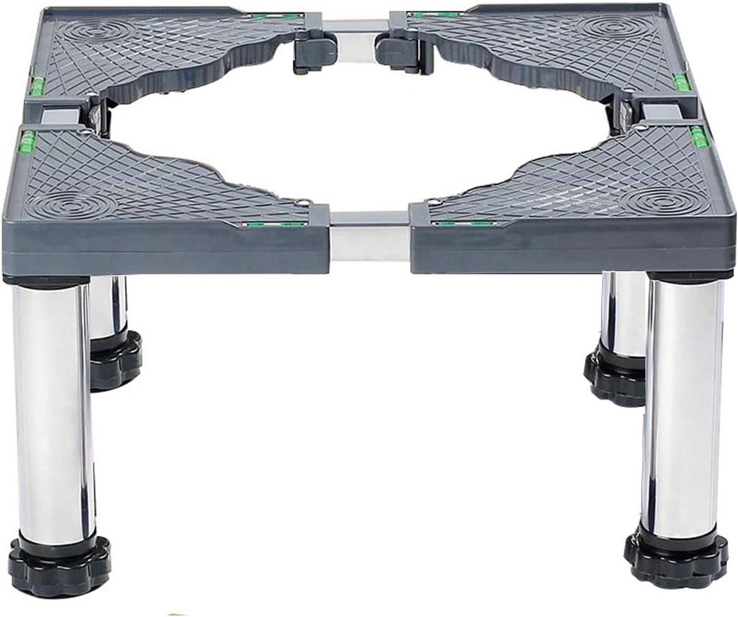 Wasmachinestandaard, koelkaststandaard, met 4 heavy duty verstelbare voeten, in hoogte verstelbaar 26-29 cm, voor wasdroger koelkast wasmachinebasis, belasting 350kg