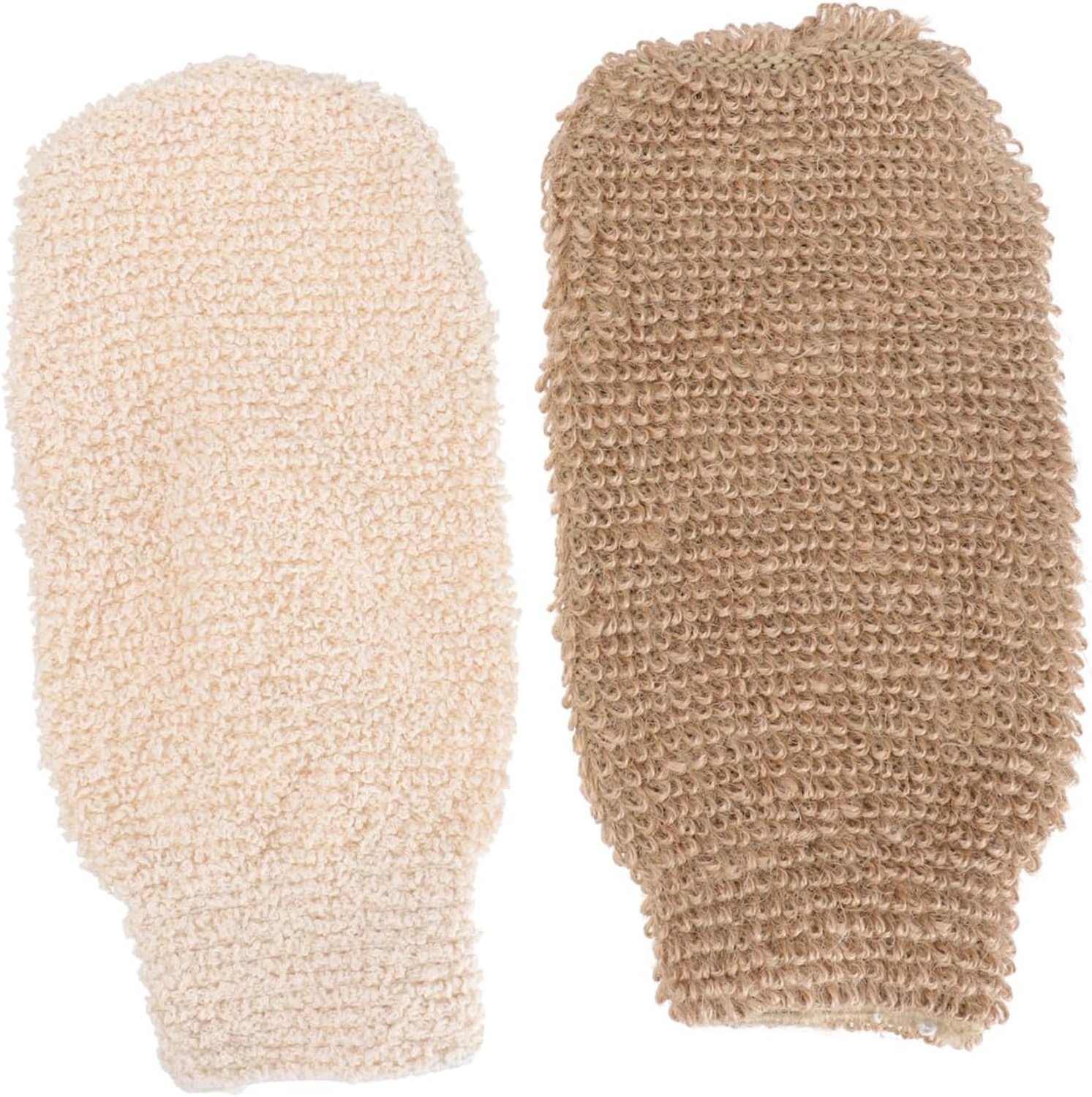 Jute Badhandschoenen Exfoliërende Schoonmaakhandschoenen Huishoudrugreinigers Zacht Voor De Huid