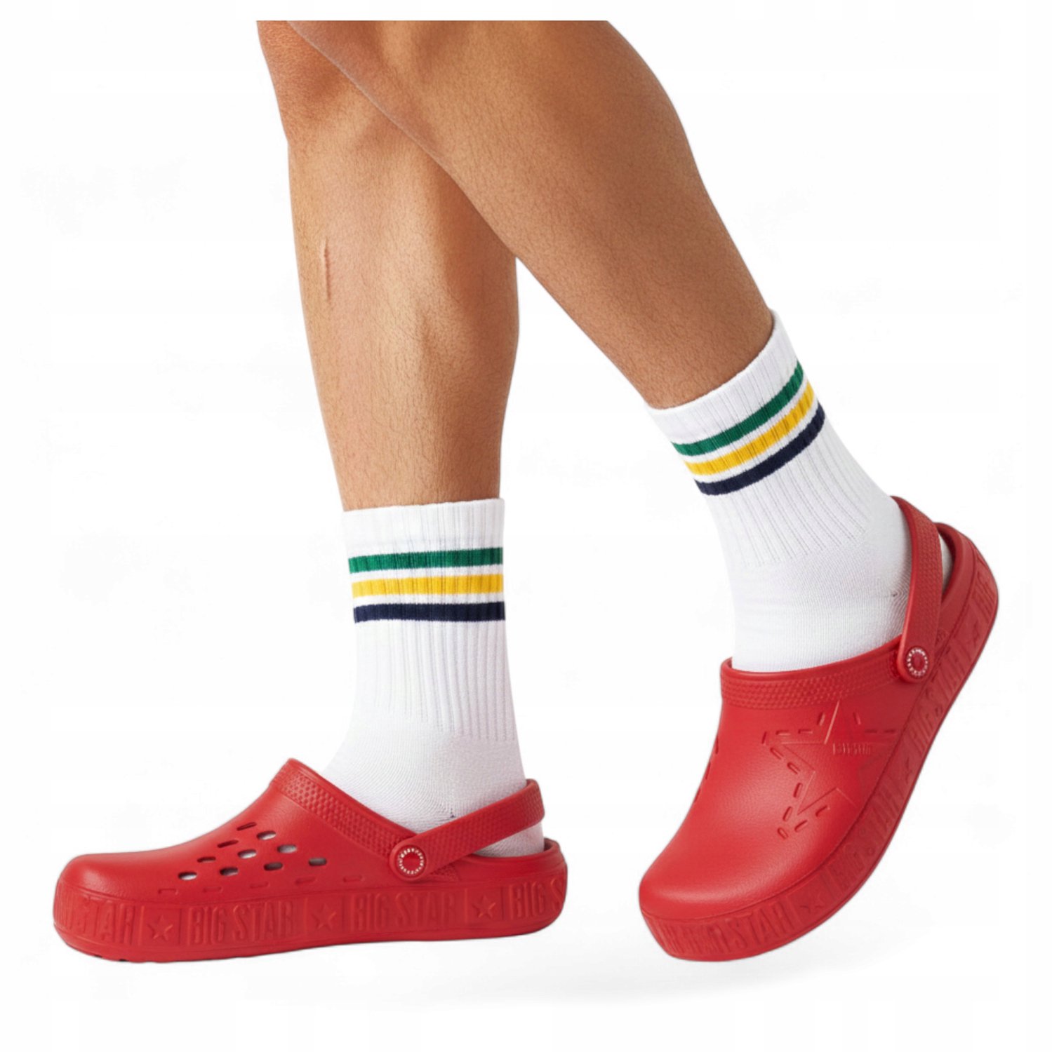 Big Star Heren Slippers 41 - Schuim Rubber Tuin Klompen II175004
