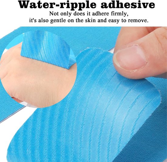 5 Stuks Kinesiotape Voor Sport, Vooraf Geknipte Tapes Voor Knieën en Duurzame Ondersteuning — afbeelding 3
