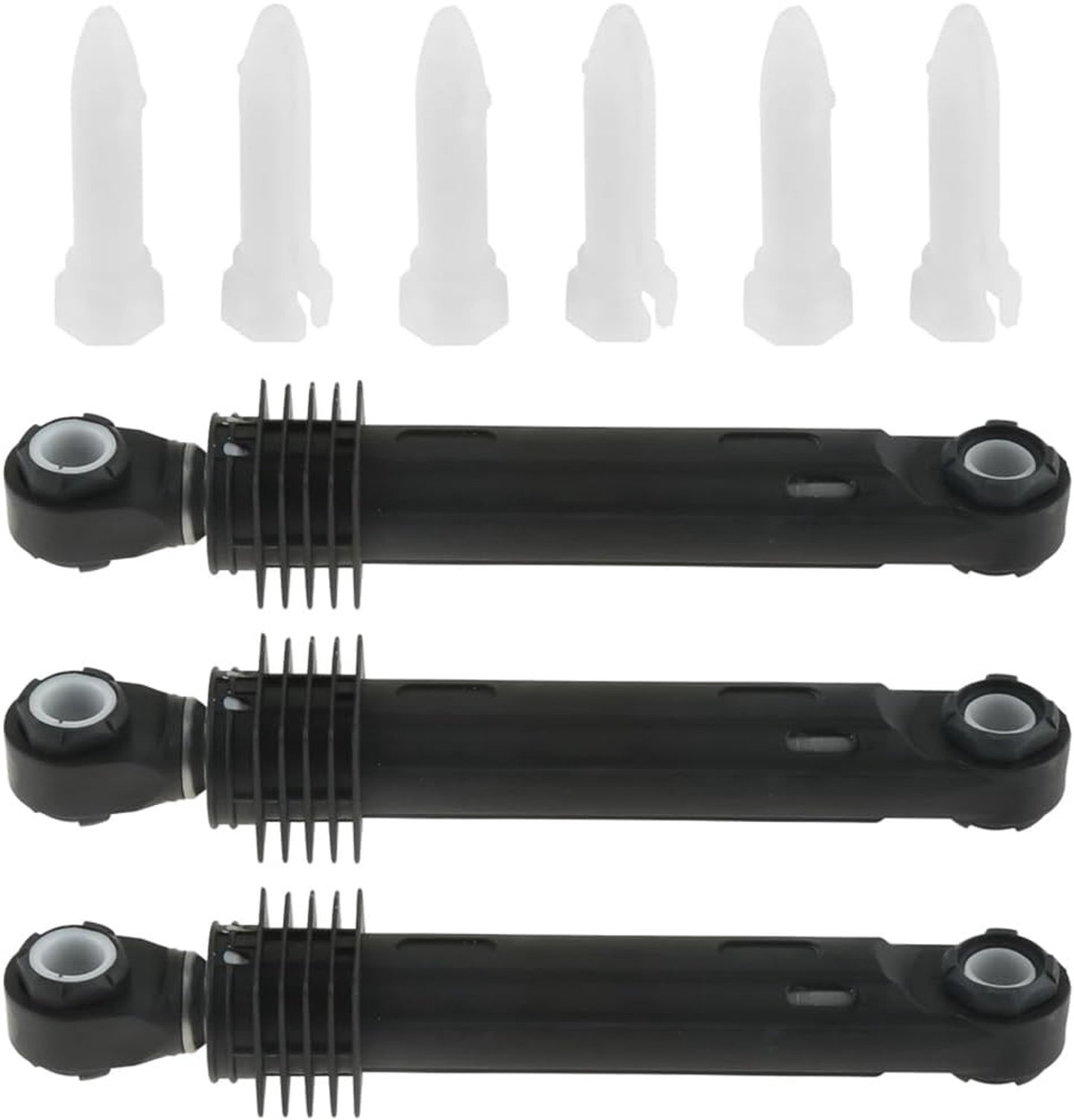 Set van 3 Vibration Dampers met Montagepennen voor LG Wasmachines, 100N Demper, Vervangingsonderdeel 383EER3001F, 383EER3001H, 383EER3001J