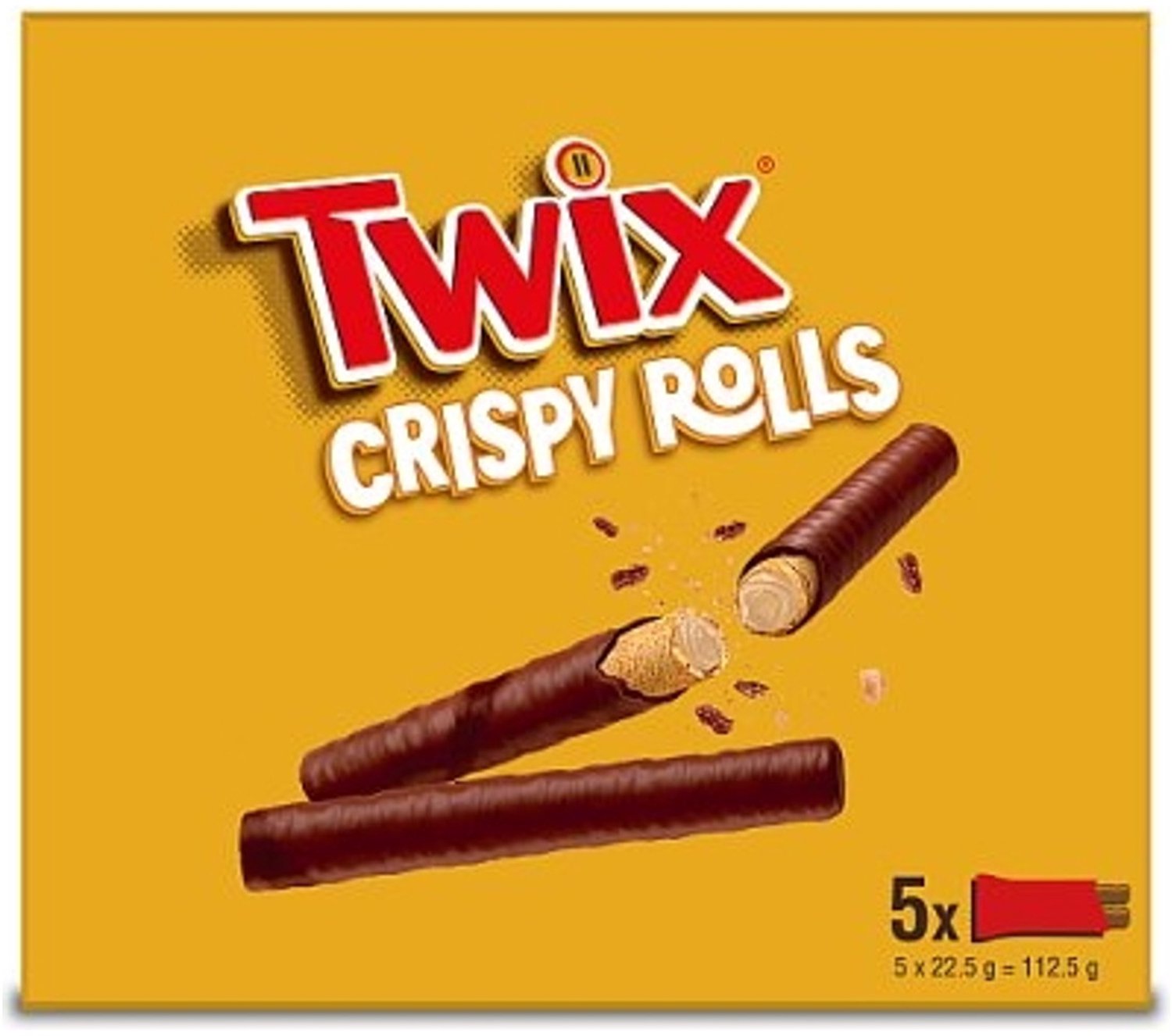 Twix Crispy Rolls - Chocolade - 14 x 112 g
