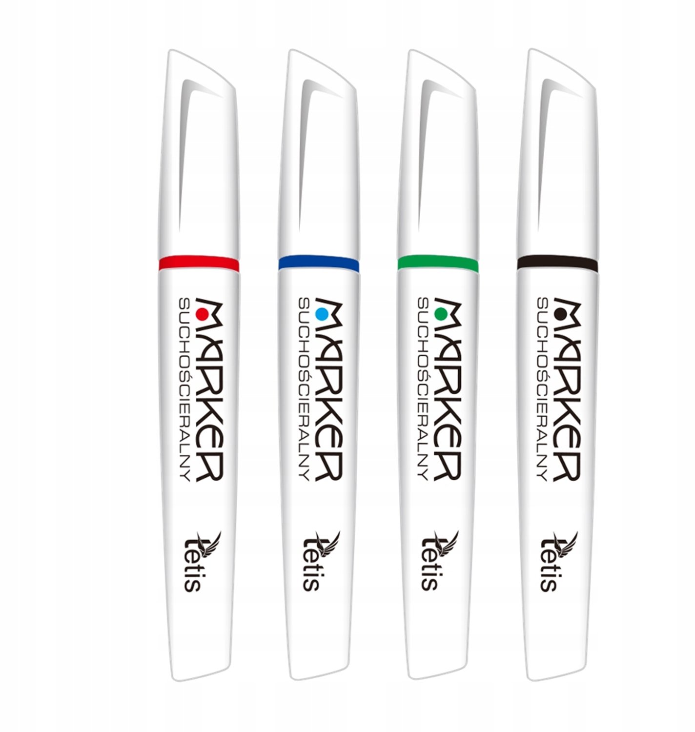 Tetis KM110-VO Zwart Whiteboard Marker - 12 Stuks